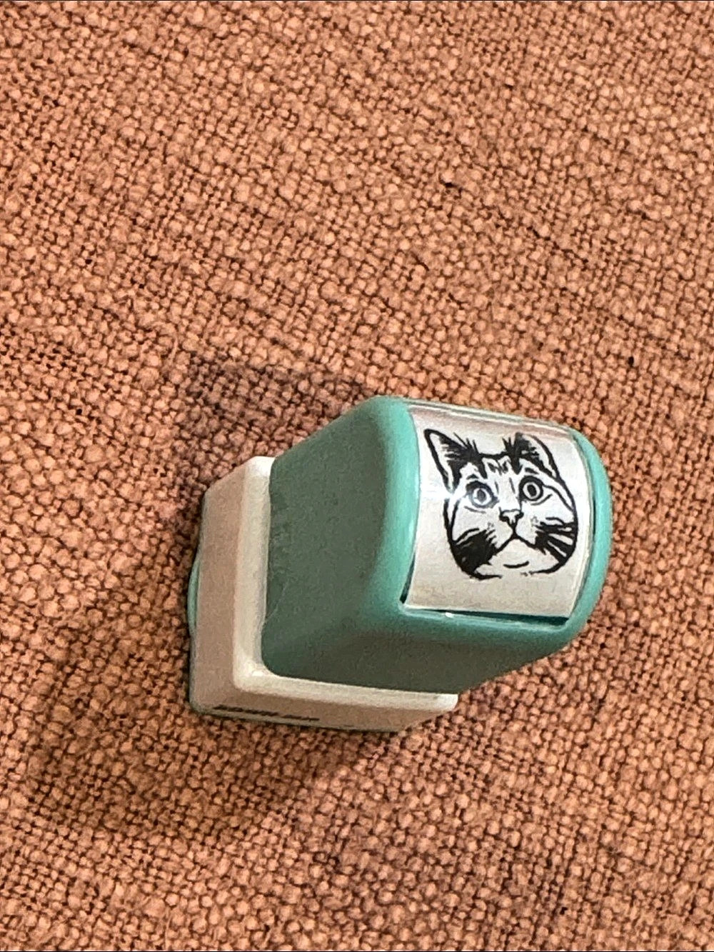 Cat image self inking Rubber Stamp